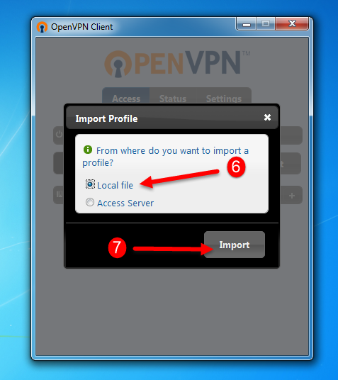  آموزش استفاده از OpenVPN در ویندوز 7